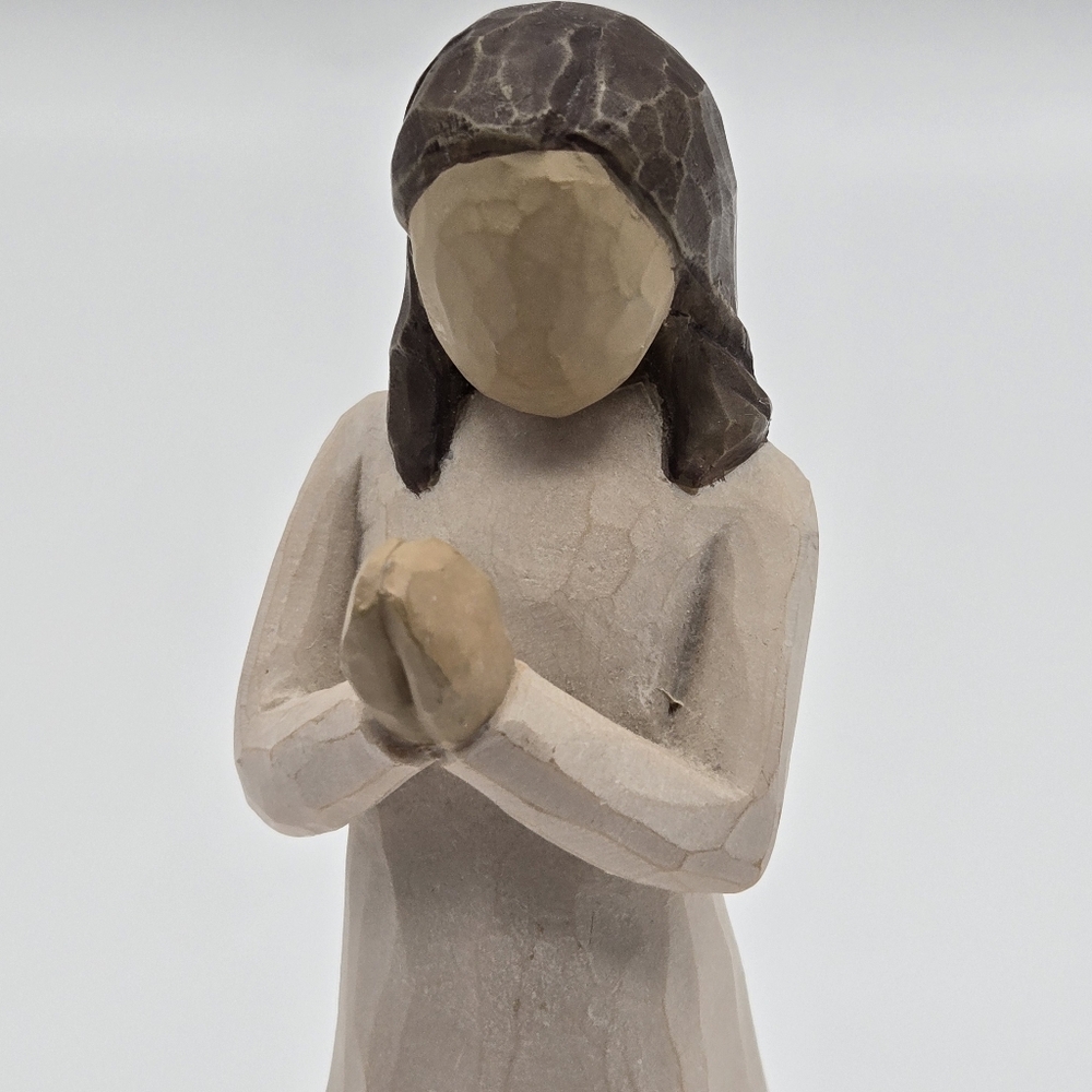 Vintage Willow Tree Sisters By Heart Praying Girl Figurine Signed 2000 Lordi - Picture 2 of 12